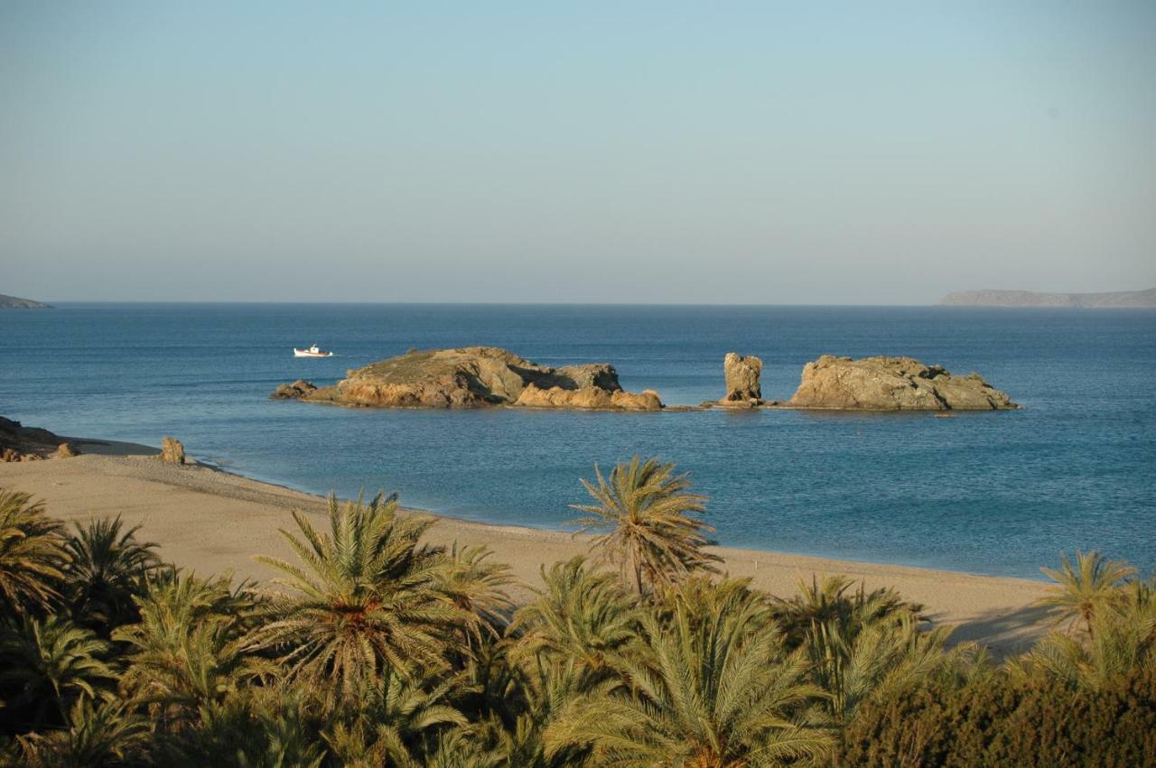 Blue Vista Cottage Sitia Bagian luar foto