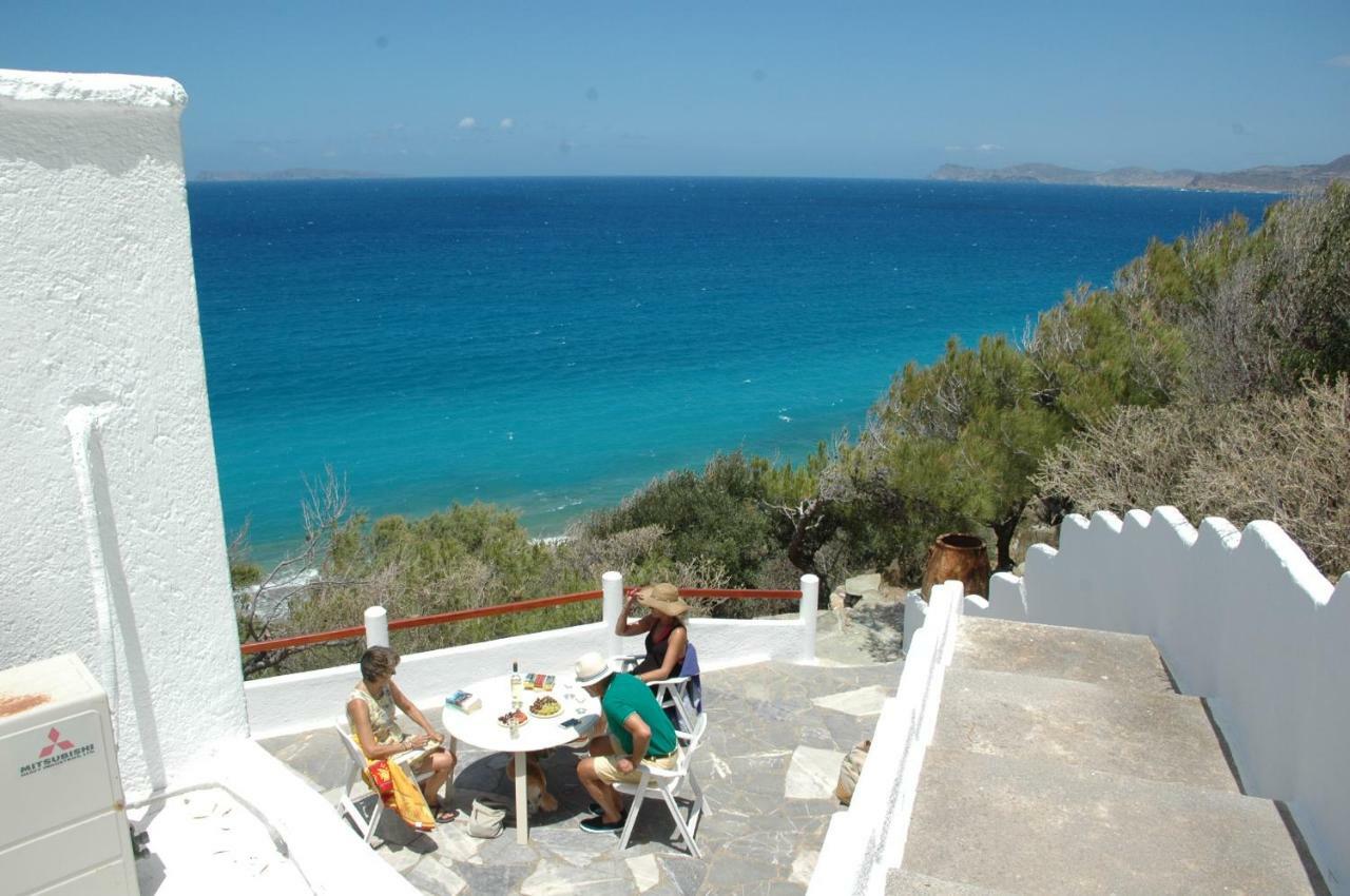 Blue Vista Cottage Sitia Bagian luar foto